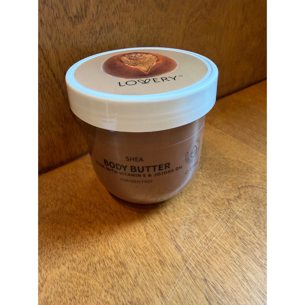 Lovery Shea Body Butter with Vitamin E and Jojoba Oil Paraben Free 170ml